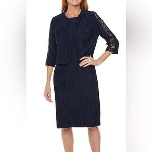 MAYA BROOKE Two-Piece Dress Set - Size 18 NWT